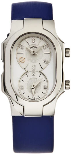 Philip Stein Signature Dual Time Ladies Watch Model 100DSMOPNBL