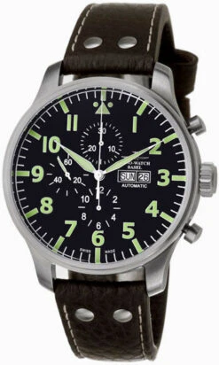 Zeno Oversized Pilot Oversized Navigator Pilot Chronograph Men's Watch Model 10557-A1-DECK