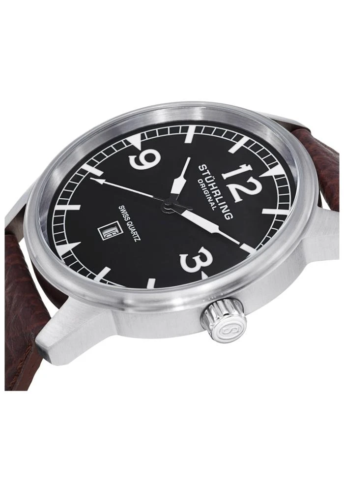 Stuhrling Aviator Men's Watch Model 1129Q.01 - Image 3