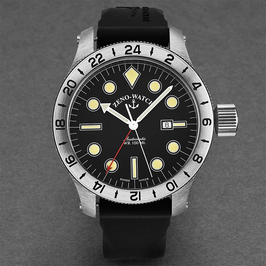 Zeno Jumbo GMT Men's Watch Model 1563-A1 - Image 4