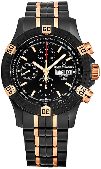 Revue Thommen Airspeed Xlarge Pioneer Chrono Men's Watch Model 16071.6187