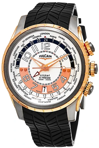 Vulcain Aviator Cricket GMT Men's Watch Model 165925.166RF