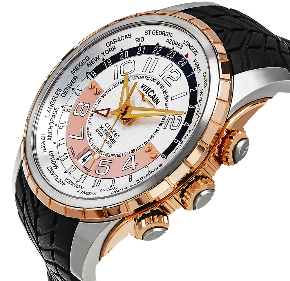 Vulcain Aviator Cricket GMT Men's Watch Model 165925.166RF - Image 2