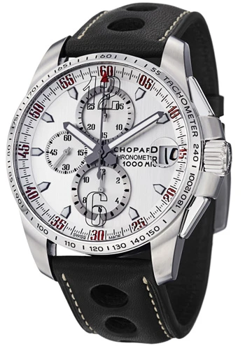 Chopard Mille Miglia GT XL Chrono Speed Silver In Titanium Men's Watch Model 168459-3041