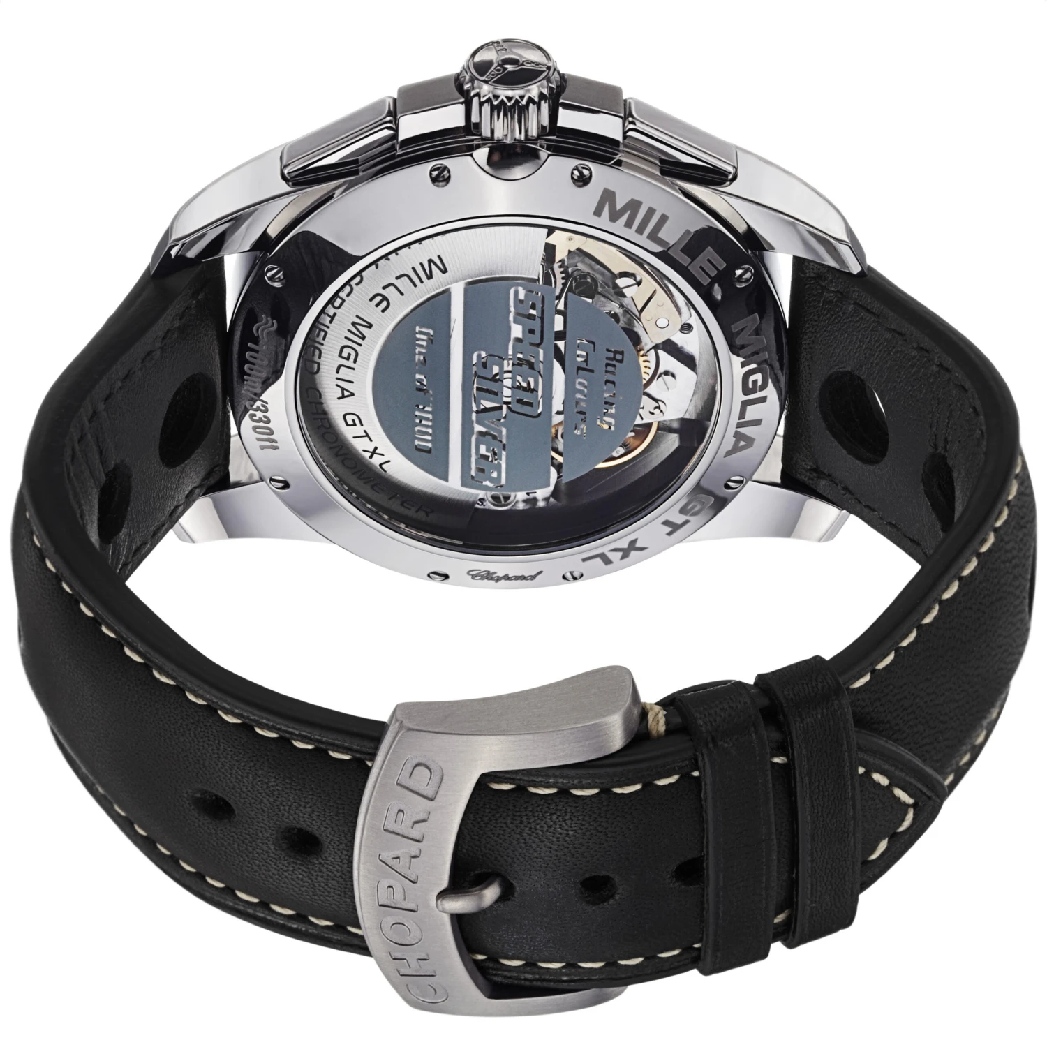Chopard Mille Miglia GT XL Chrono Speed Silver In Titanium Men's Watch Model 168459-3041 - Image 2