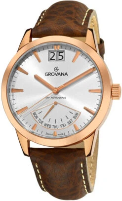 Grovana Retrograde DayMen's Watch Model 1722.1562