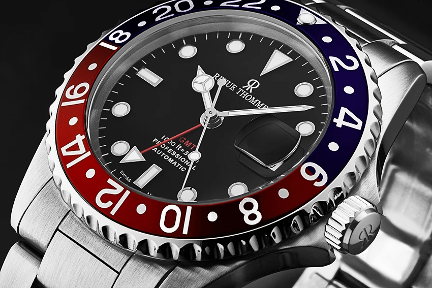 Revue Thommen Diver GMT Men's Watch Model 17572.2135 - Image 8