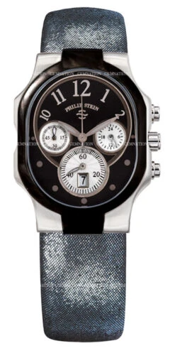 Philip Stein Signature Classic Chronograph Ladies Watch Model 22TB-FB-CNM