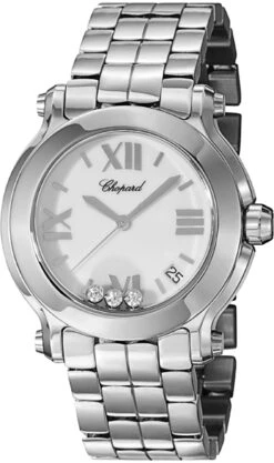 Chopard Happy Sport Round Ladies Watch Model 278477-3013