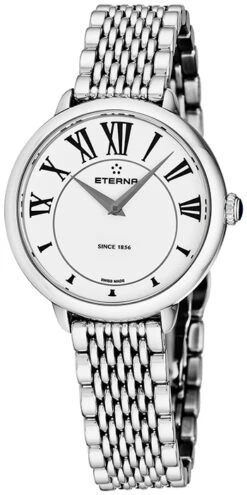 Eterna Quartz 34 Mm Ladies Watch Model 2800.41.62.1743