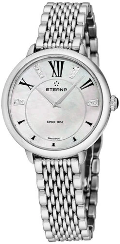 Eterna Quartz 34 Mm Ladies Watch Model 2800.41.66.1743