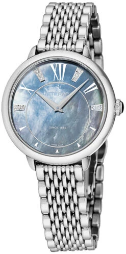 Eterna Quartz 34 Mm Ladies Watch Model 2800.41.86.1743