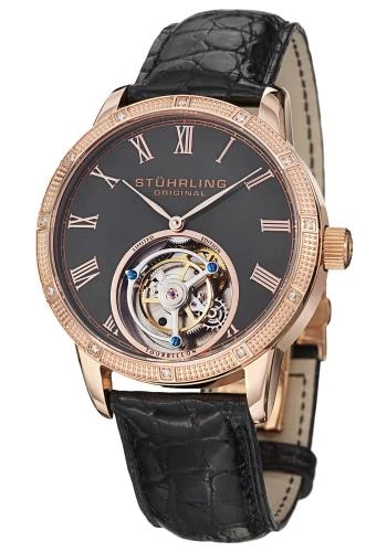 Stuhrling Tourbillon Diamond DominusMen's Watch Model 312S.3345X54