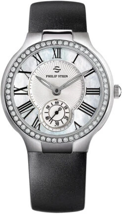 Philip Stein Signature Round 40MM Mid Ladies Watch Model 42D-CMOP-RB