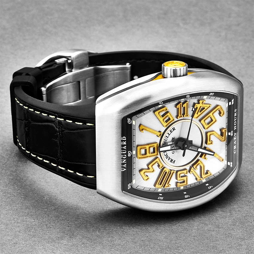 Franck Muller Vanguard Crazy Hours Men's Watch Model 45CHACBRYELSIL - Image 4