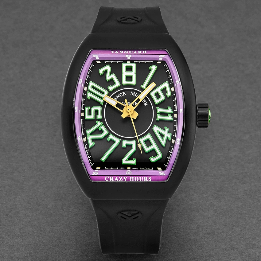 Franck Muller Vanguard Crazy Hours Men's Watch Model 45CHTTBLKGRNPRL - Image 2