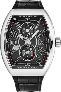 Franck Muller Vanguard Master Banker Men's Watch Model 45MBSCDTACBLKBK