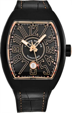 Franck Muller Vanguard Men's Watch Model 45SCBLKBLKGLD3