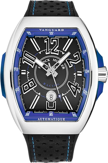 Franck Muller Vanguard Racing Men's Watch Model 45SCRACINGBLKBU