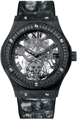 Hublot Classic Fusion Limited Edition Skull Carat Men's Watch Model 505.UC.0140.LR.1900.SKULL
