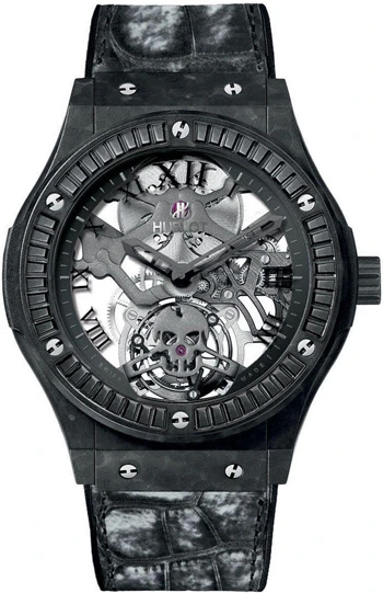 Hublot Classic Fusion Limited Edition Skull Carat Men's Watch Model 505.UC.0140.LR.1900.SKULL