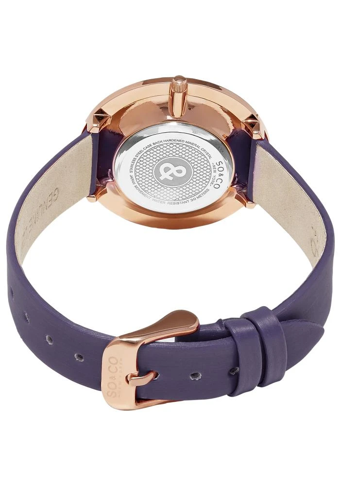 SO & CO SoHo Ladies Watch Model 625274PURPLE - Image 2