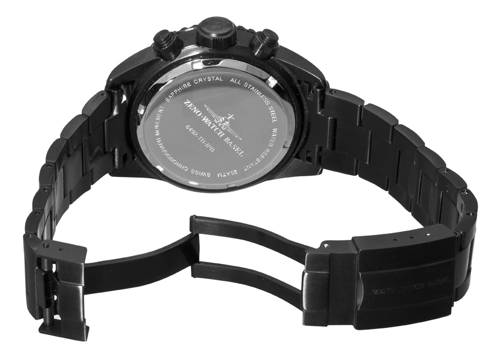 Zeno Divers Chronograph Men's Watch Model 6492BK-A1M - Image 2