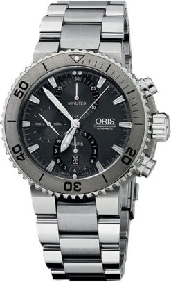 Oris Diver Aquis Titan Chronograph Men's Watch Model 674.7655.7253.MB