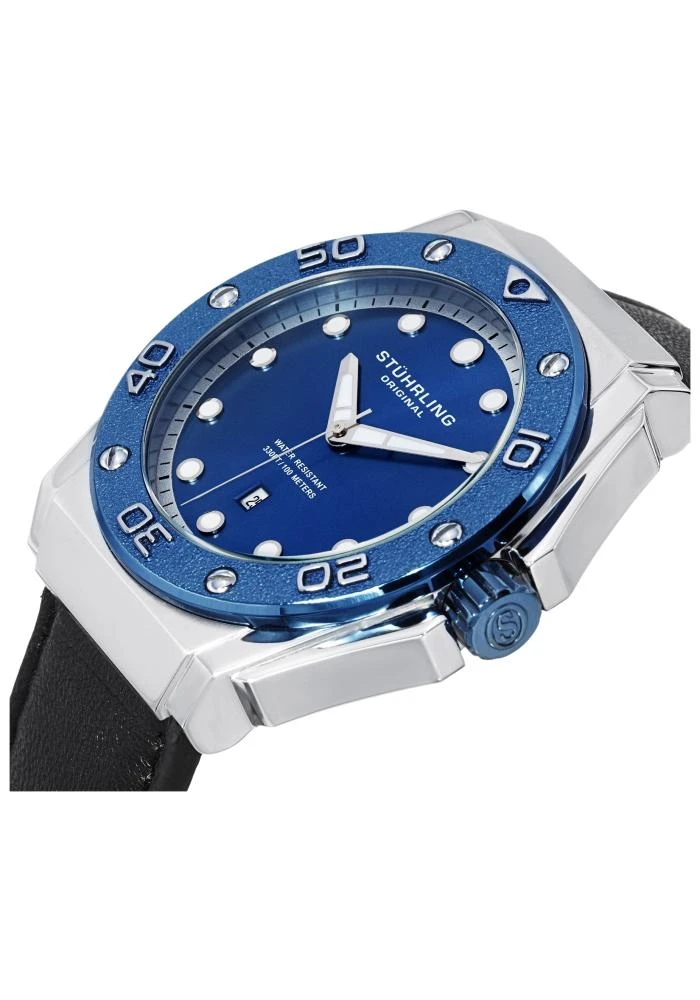 Stuhrling Aquadiver Men's Watch Model 723.02 - Image 3