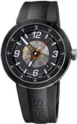 Oris TT1 Skeleton Engine Date Men's Watch Model 733.7668.4114.RS