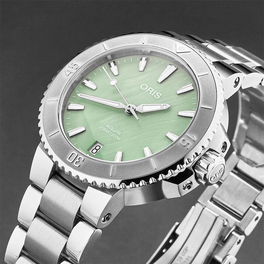 Oris Aquis Ladies Watch Model 73377704157MB - Image 2