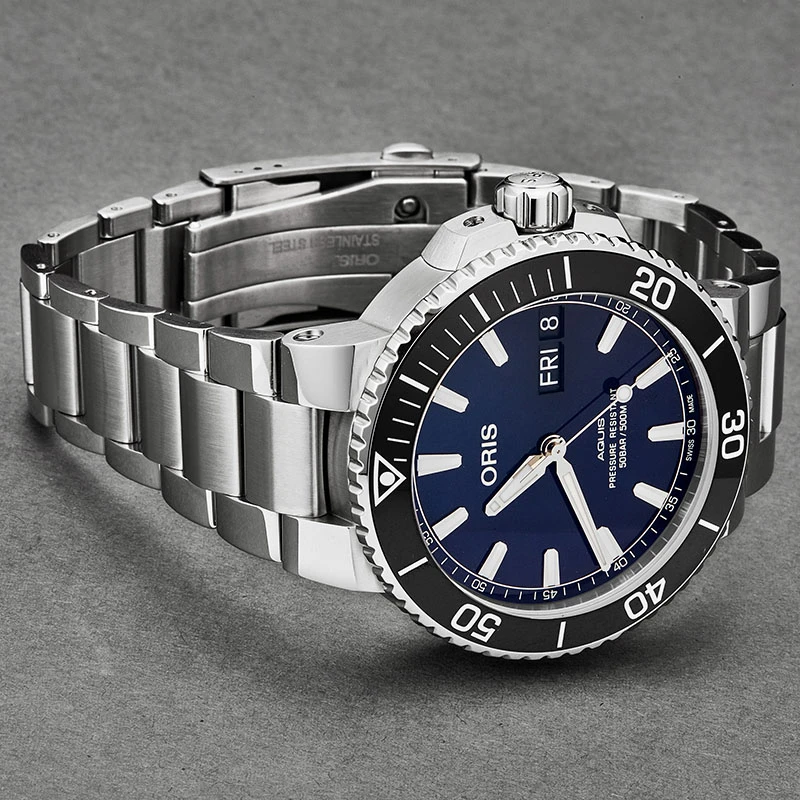 Oris Aquis Day-Date Men's Watch Model 75277334135MB - Image 2