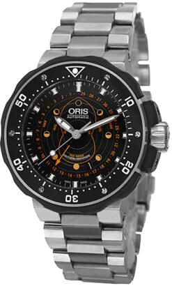 Oris ProDiver Pro Diver Pointer Moon Men's Watch Model 761.7682.7134.SET