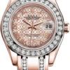 Rolex Pearlmaster Masterpiece Pearlmaster Ladies Watch Model 80285-0006
