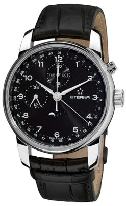 Eterna Soleure Moonphase Chronograph Men's Watch Model 8340.41.44.1175