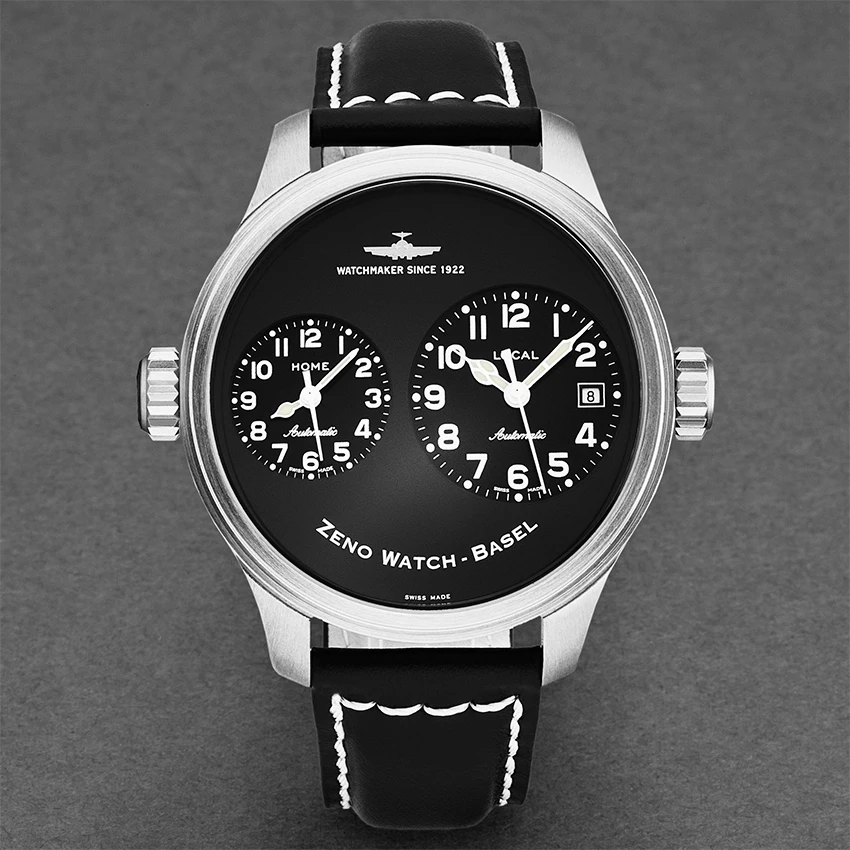 Zeno OS Pilot Dual TimeMen's Watch Model 8671-A1 - Image 4