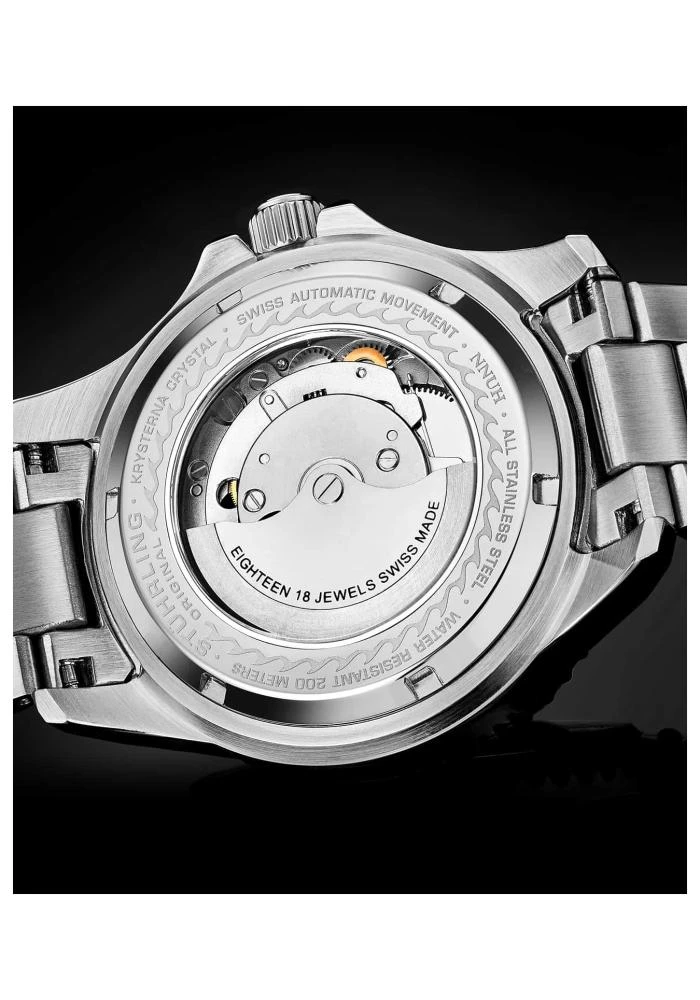 Stuhrling Aquadiver Men's Watch Model 883H.01 - Image 6