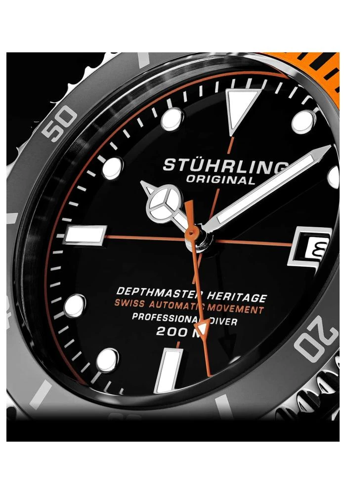 Stuhrling Aquadiver Men's Watch Model 883H.02 - Image 3