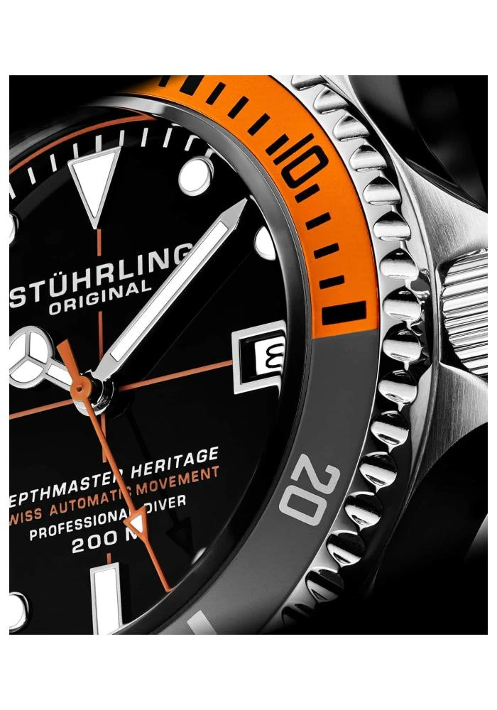 Stuhrling Aquadiver Men's Watch Model 883H.02 - Image 4
