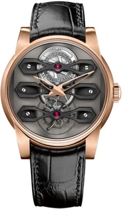 Girard-Perregaux Neo-Tourbillon Three Bridges Rose Gold Men's Watch Model 99270-52-000-BA6A