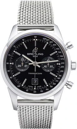 Breitling Transocean Chronograph 38mm Men's Watch Men's Watch Model A4131012-BC06