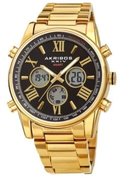 Akribos SMART WATCHES Men's Watch Model AK5901TYGSBK