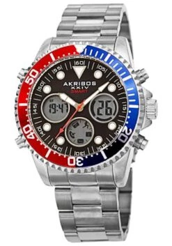 Akribos SMART WATCHES Men's Watch Model AKT1094SSBKS