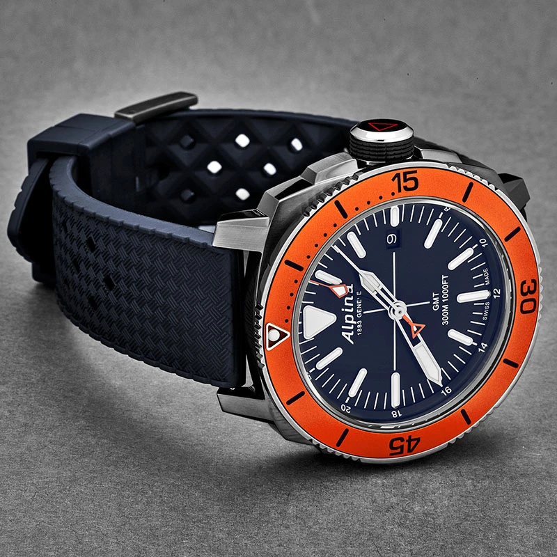 Alpina Seastrong Diver 300 GMT Men's Watch Model AL247LNO4TV6 - Image 2