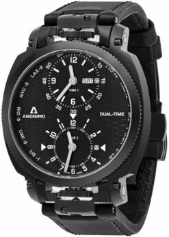 Anonimo Militaire Automatic Dual Time Men's Watch Model AM-1200.02.003.A01