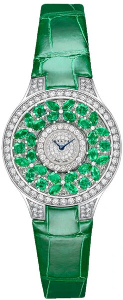 Graff Butterfly Haute Joaillerie Emerald Ladies Watch Model BF32WGED