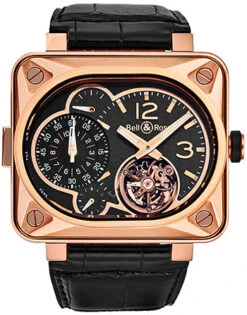 Bell & Ross Minuteur Rose Gold Tourbillon Men's Watch Model BR-MNUTTOURB-PG