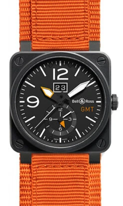 Bell & Ross Aviation BR03 Men's Watch Model BR0351-GMT-CA