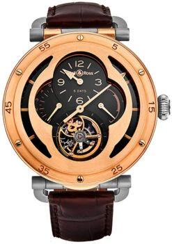 Bell & Ross Military Rose Gold Tourbillon Men's Watch Model BRWW2-TOURB-MPG
