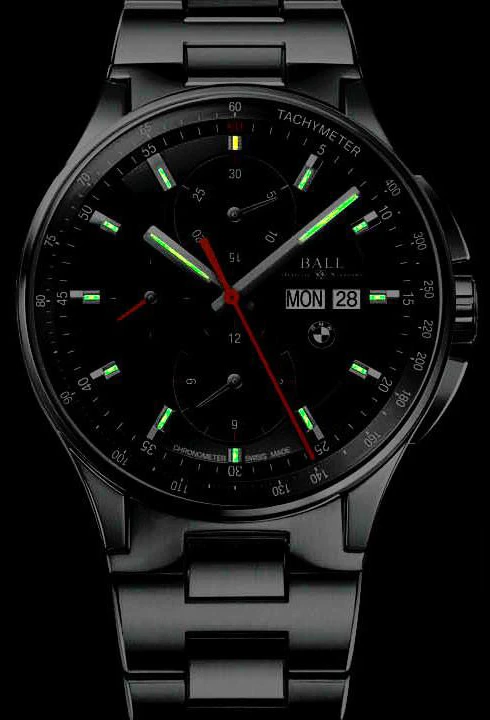 Ball BMW Chronograph Men's Watch Model CM3010C-SCJ-BK - Image 2